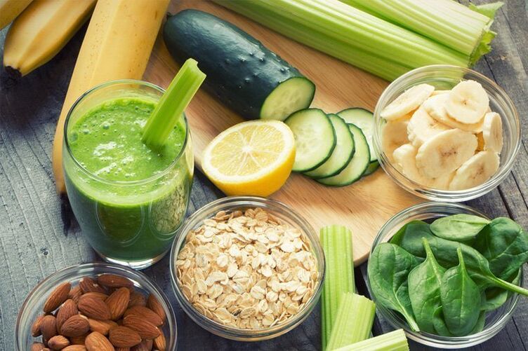 Frutas y verduras con dieta real